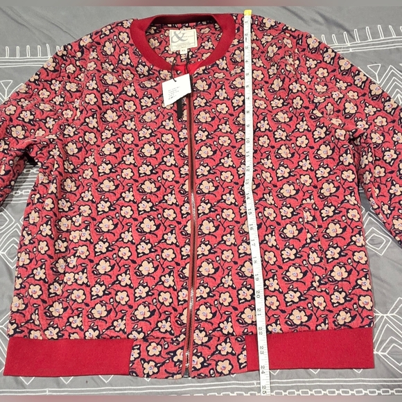 Ampersand Flower Bombers Jacket Size XL - Picture 4 of 7